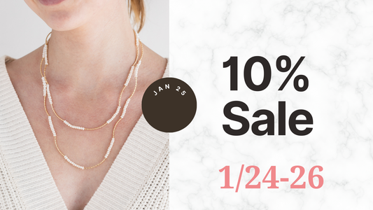 2025/1/24~26の3日間限定、全品10%OFFセール実施中！